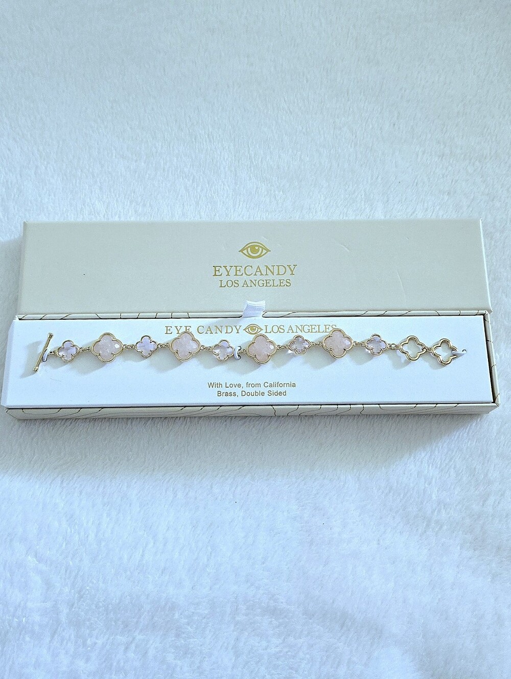 Eye Candy Multi Clover🍀 Toggle Bracelet - NIB